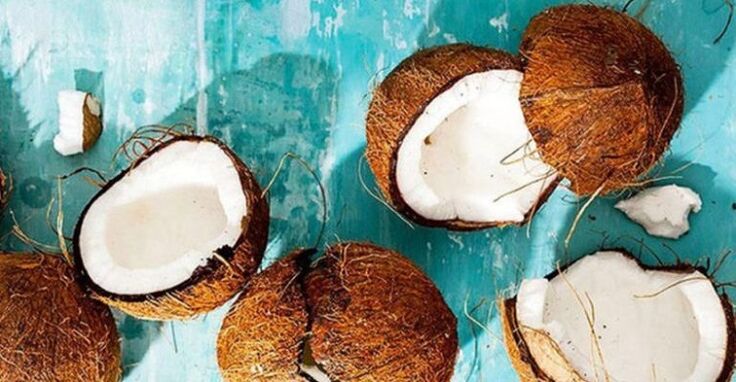 kokosnoot om het lichaam van parasieten te reinigen